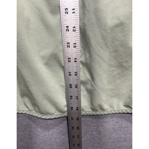 Athleta Run With It 14" Skort Skirt Size XL Olive Green Stretch Zip Pocket - Picture 4 of 11
